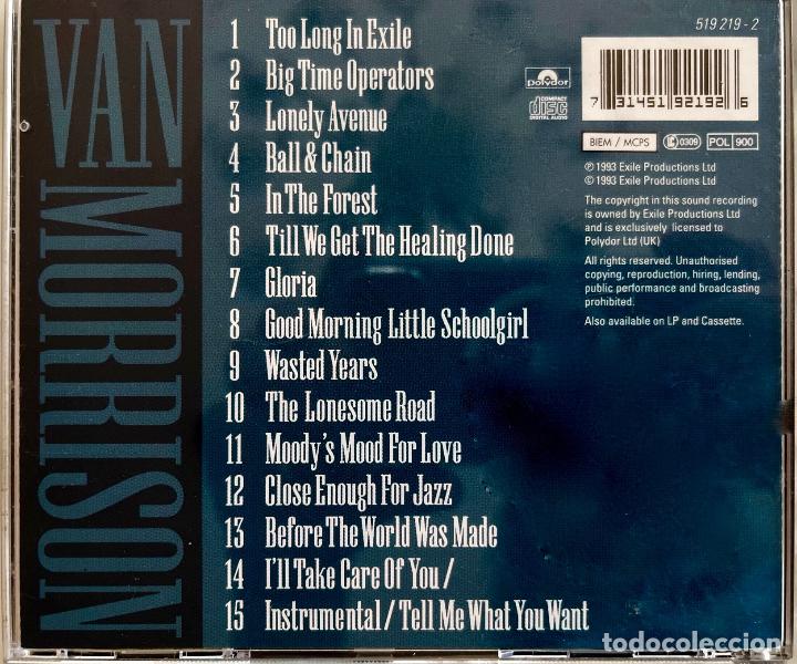 CDs de m&uacute;sica: VAN MORRISON TOO LONG IN EXILE, CD FRANCIA - Foto 2