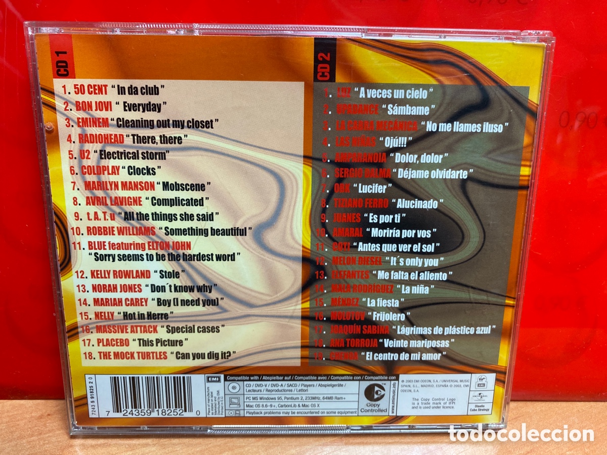 CDs de m&uacute;sica: Various - Now Esto Es M&uacute;sica 2003 (2xCD, Comp) - Foto 2