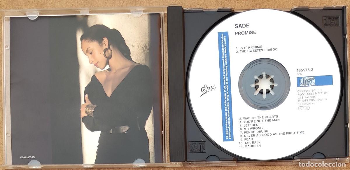 CDs de m&uacute;sica: SADE - PROMISE (CD) 1985 - 11 TEMAS - Foto 2