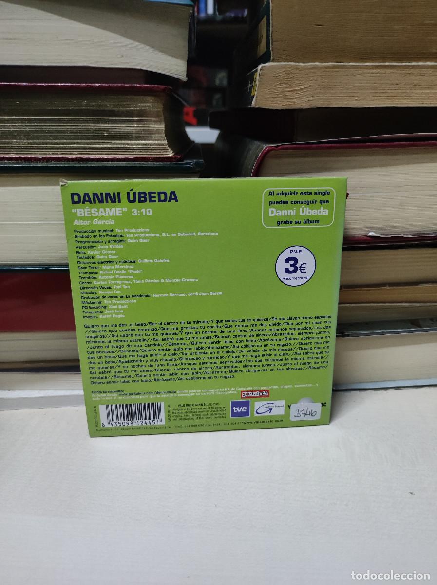 CDs de m&uacute;sica: Danni &Uacute;beda &ndash; B&eacute;same - Foto 2