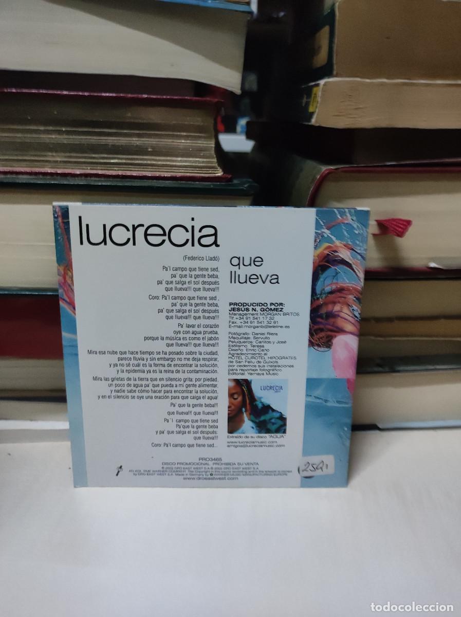 CDs de m&uacute;sica: Lucrecia &ndash; Que Llueva - Foto 2