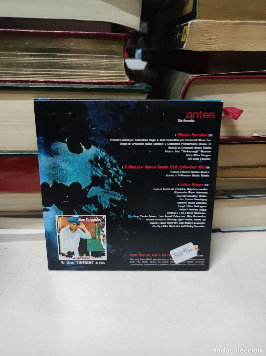 CDs de m&uacute;sica: Obie Bermudez &ndash; Antes - Foto 2