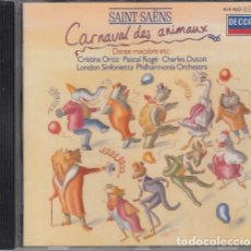 CDs de Música: SAINT SAENS CARNAVAL DE LOS ANIMALES - DANZA MACABRA Y OTRAS - CHARLES DUTOIT - CD DECCA. Lote 371649646