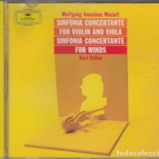 CDs de Música: MOZART - SINFONIA CONCERTANTE PARA VIOLIN Y VIOLA - KARL BOHM - CD DEUTSCHE GRAMOPHON. Lote 371673311