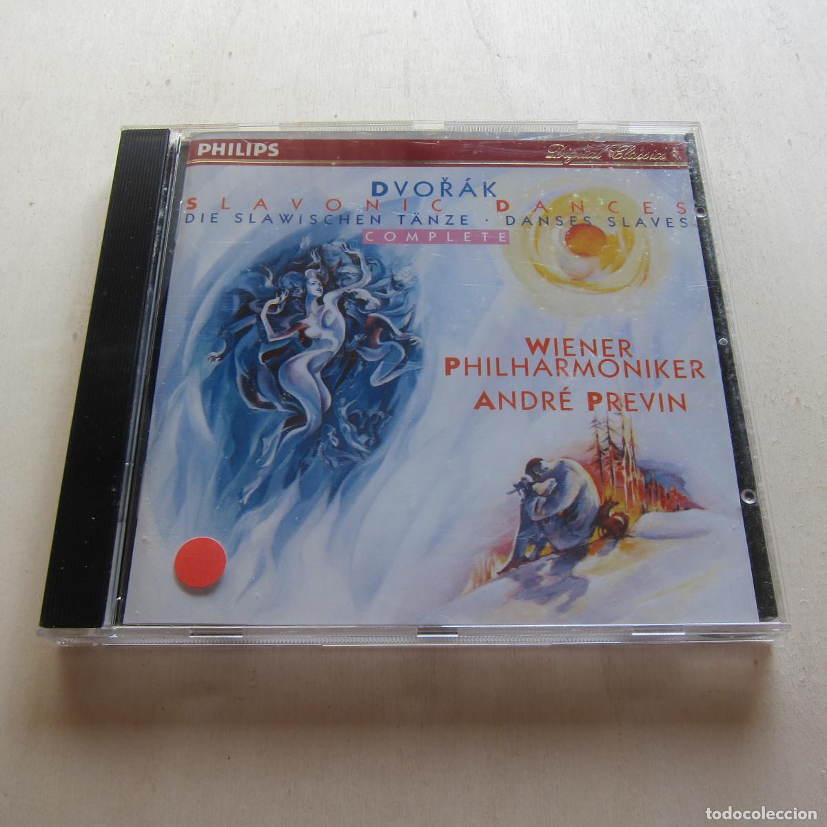 CDs de m&uacute;sica: DVORAK. SLAVONIC DANCES. COMLETE - ANDRE PREVIN (PHILIPS) CD - Foto 1