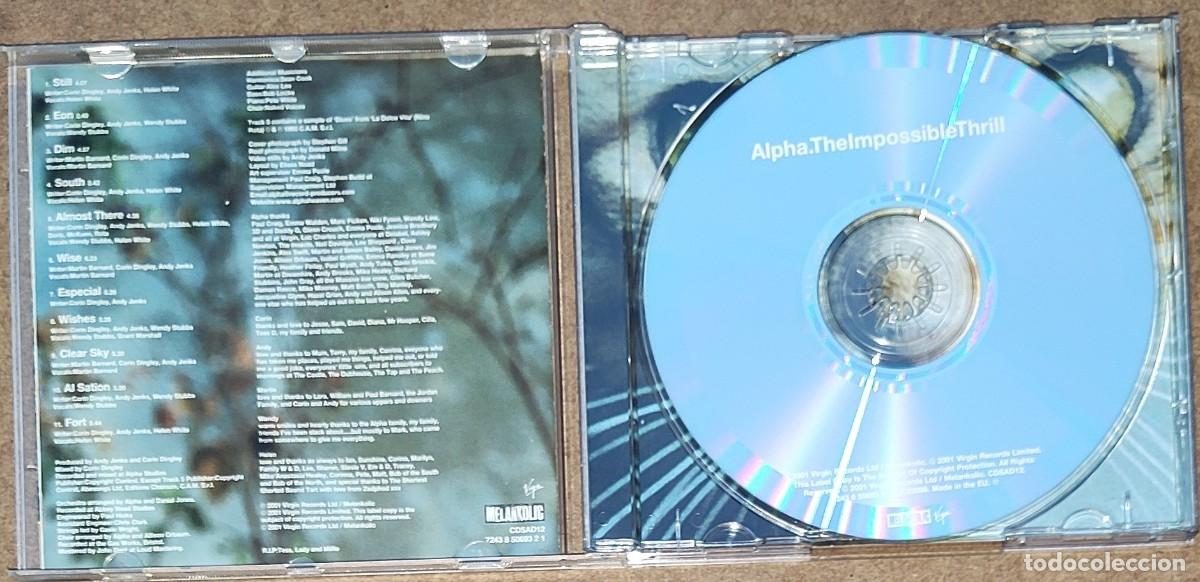 CDs de m&uacute;sica: ALPHA - THE IMPOSSIBLE THRILL (CD) 2001 - 11 TEMAS - Foto 2