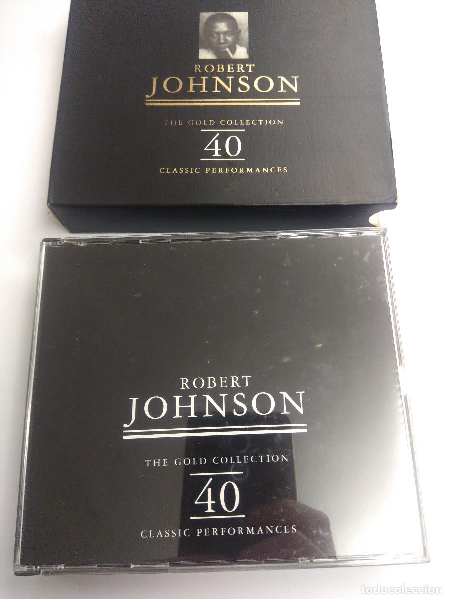 CDs de m&uacute;sica: ROBERT JOHNSON/THE GOLD COLLECTION/CD DOBLE. - Foto 2