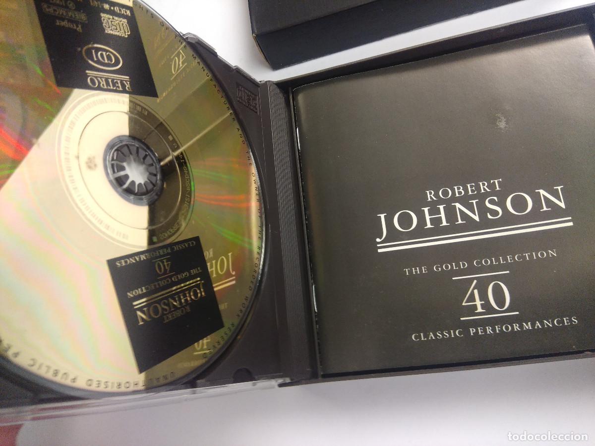 CDs de m&uacute;sica: ROBERT JOHNSON/THE GOLD COLLECTION/CD DOBLE. - Foto 3