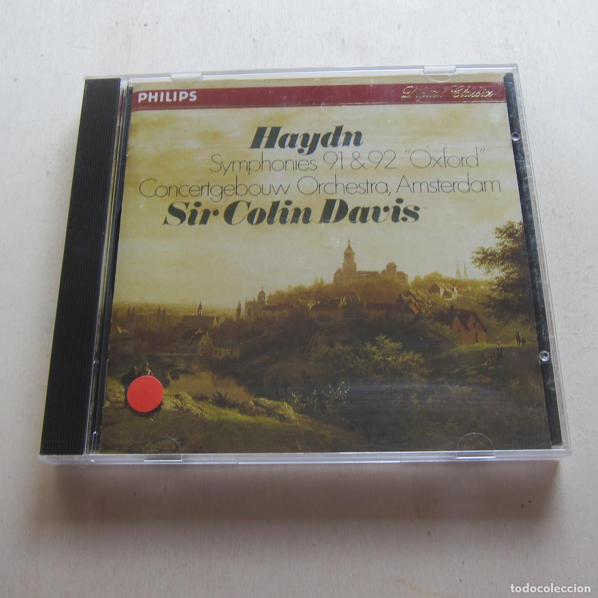 CDs de m&uacute;sica: HAYDN. SYMPHONIES - SIR COLIN DAVIS (PHILIPS) CD - Foto 1