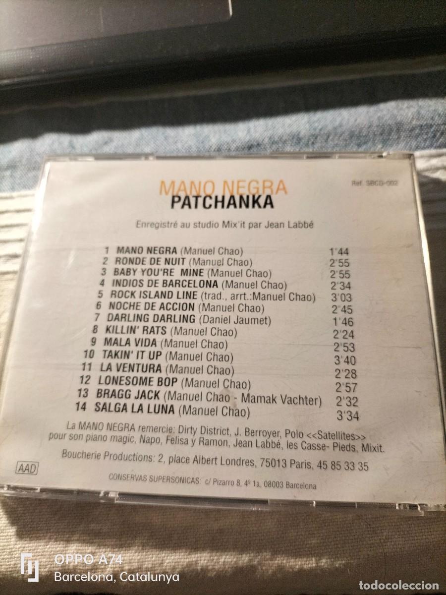 CDs de m&uacute;sica: RAR CD. MANO NEGRA. PATCHANKA. MADE IN SPAIN - Foto 3