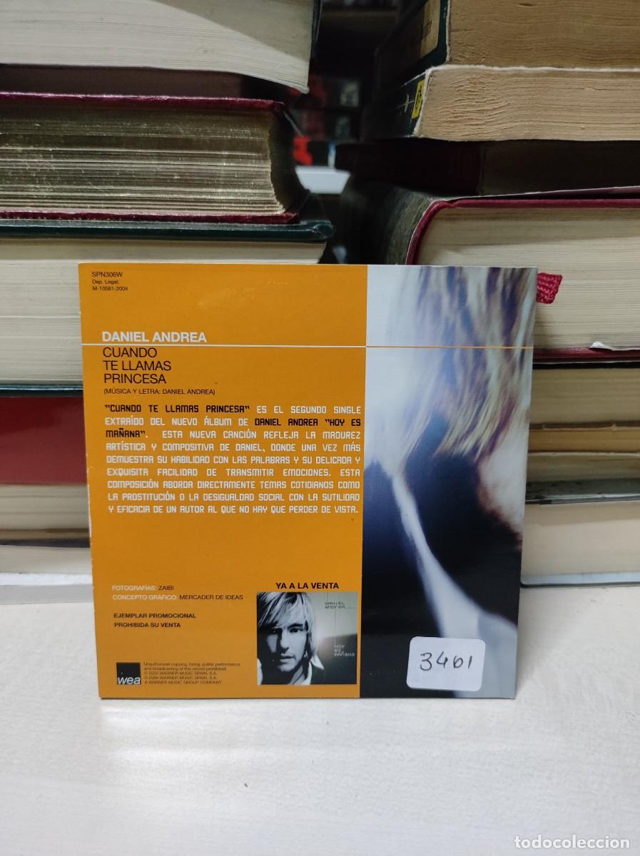 CDs de m&uacute;sica: Daniel Andrea &ndash; Cuando Te Llamas Princesa - Foto 2