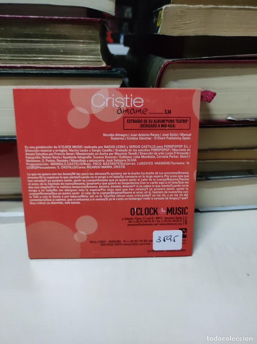CDs de m&uacute;sica: Cristie &ndash; &Aacute;mame - Foto 2