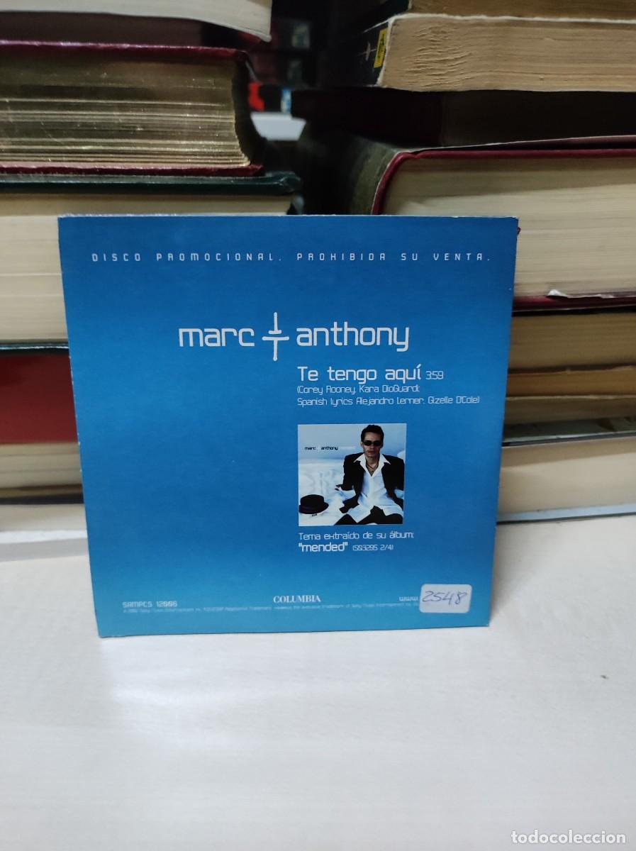 CDs de m&uacute;sica: marc anthony te tengo aqui - Foto 2