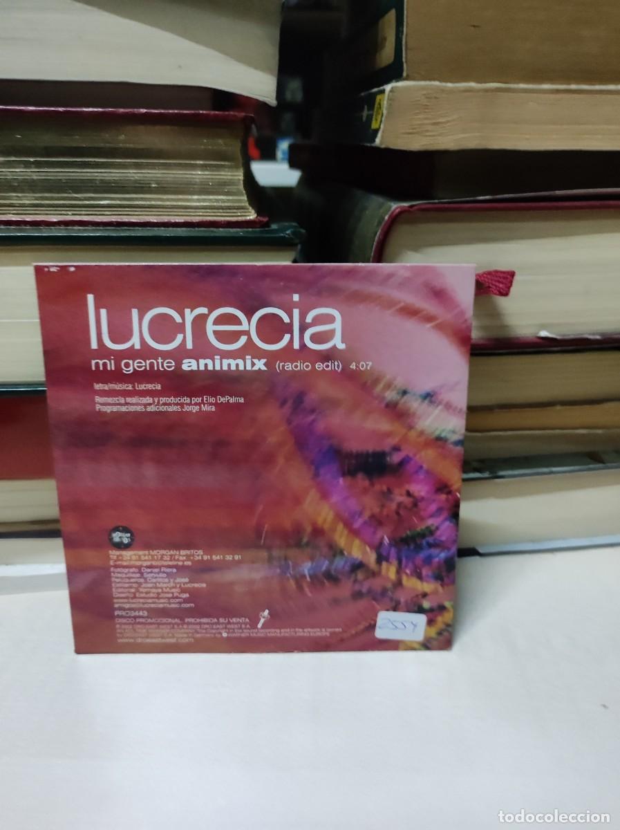 CDs de m&uacute;sica: Lucrecia &ndash; Mi Gente (Remix) - Foto 2