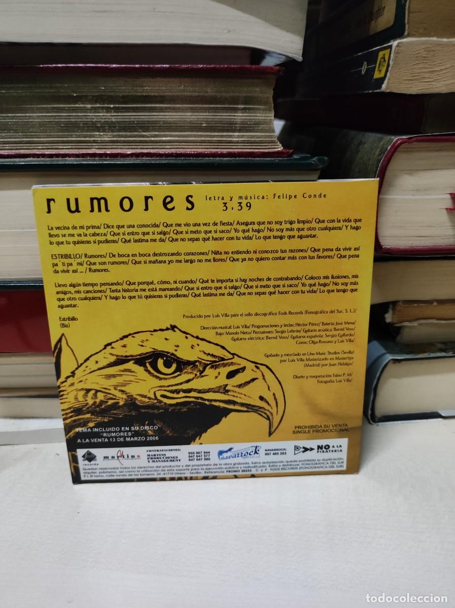 CDs de m&uacute;sica: Felipe Conde &ndash; Rumores - Foto 2