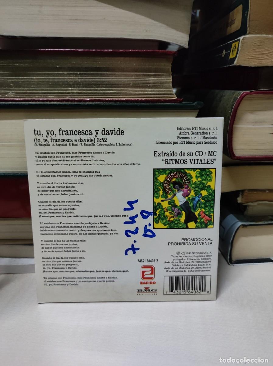CDs de m&uacute;sica: Ambra &ndash; Tu, Yo, Francesca Y Davide - Foto 2