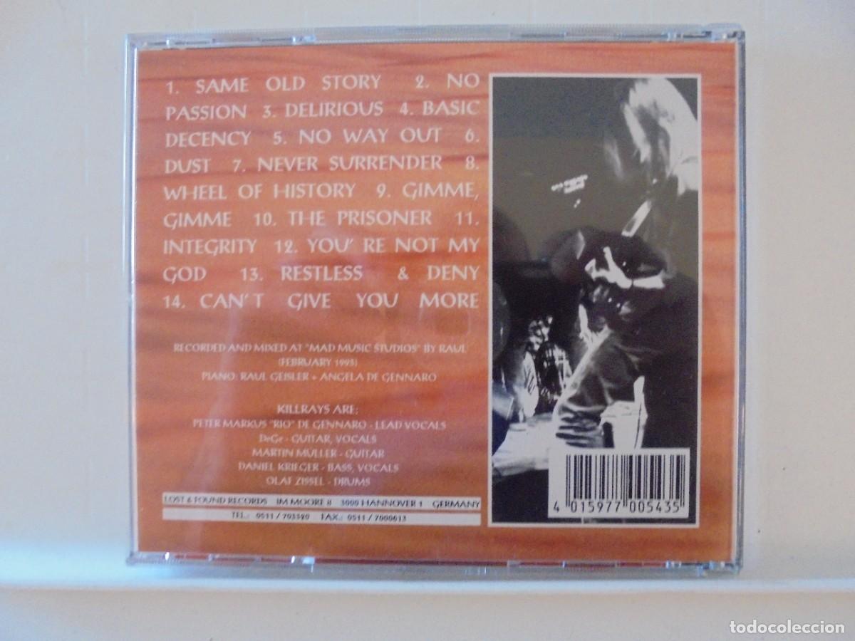 CDs de m&uacute;sica: KILLRAYS. KILLRAYS. COMPACTO. - Foto 2