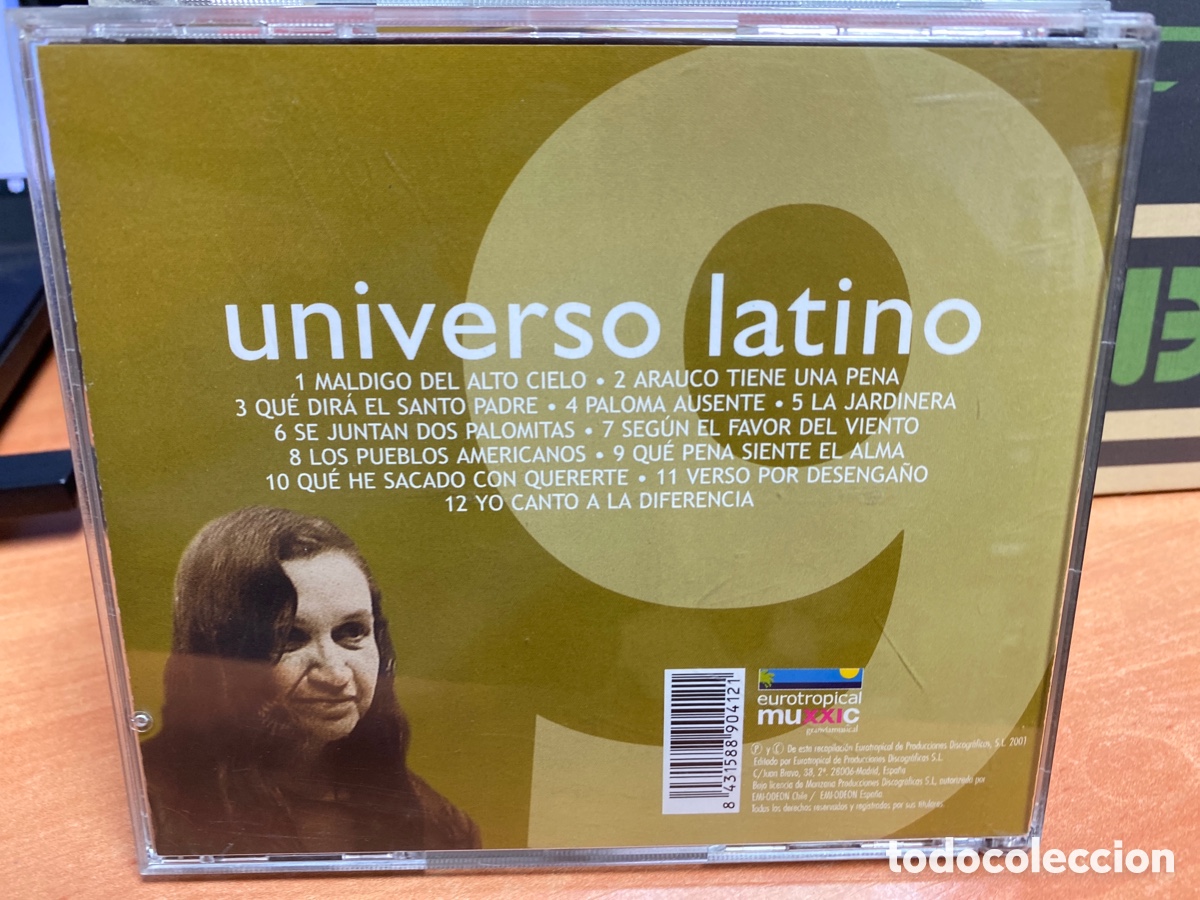 CDs de m&uacute;sica: Violeta Parra - Universo Latino 9 (CD, Comp) - Foto 2