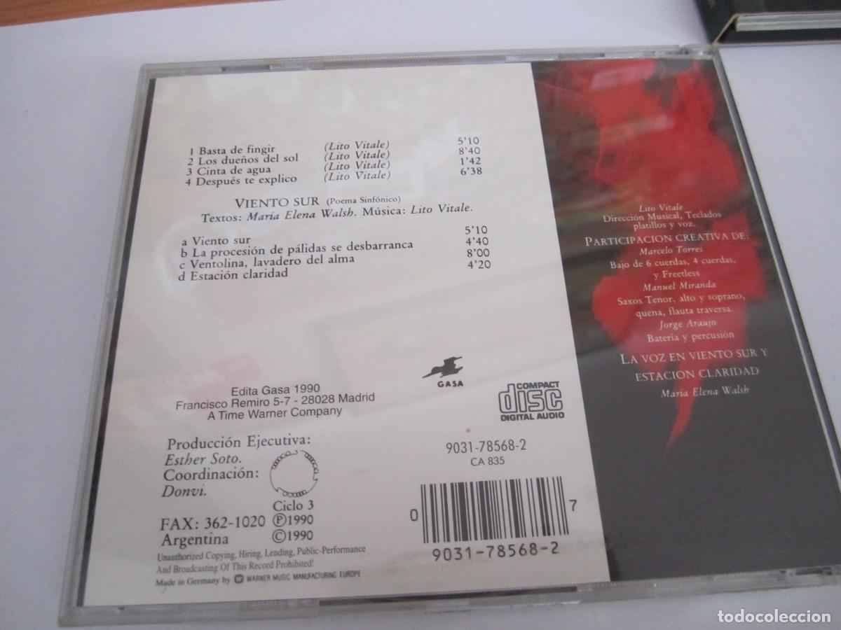 CDs de m&uacute;sica: cd Lito Vitale Cuarteto Vientosur - Foto 3