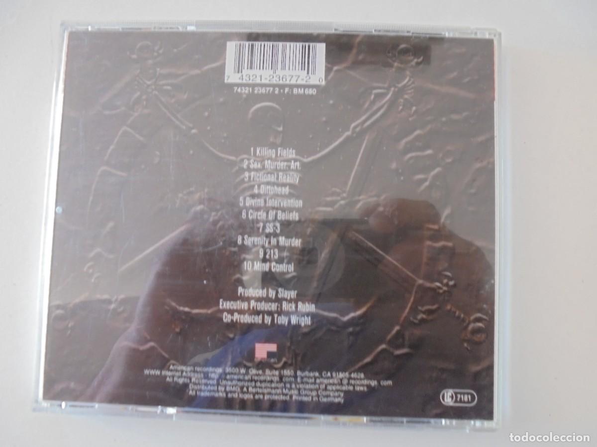 CDs de m&uacute;sica: SLAYER. DIVINE INTERVENTION. COMPACTO. - Foto 2