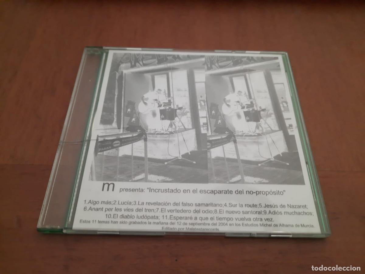 CD di Musica: M. INCRUSTADO EN EL ESCAPARATE DEL NO-PROPOSITO. CD MAQUETA. BUEN ESTADO. CAJA FINA. DIFICIL