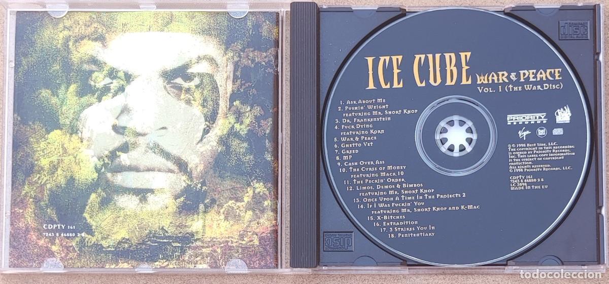 CDs de m&uacute;sica: ICE CUBE - WAR & PEACE (CD) 1998 - 18 TEMAS - Foto 2