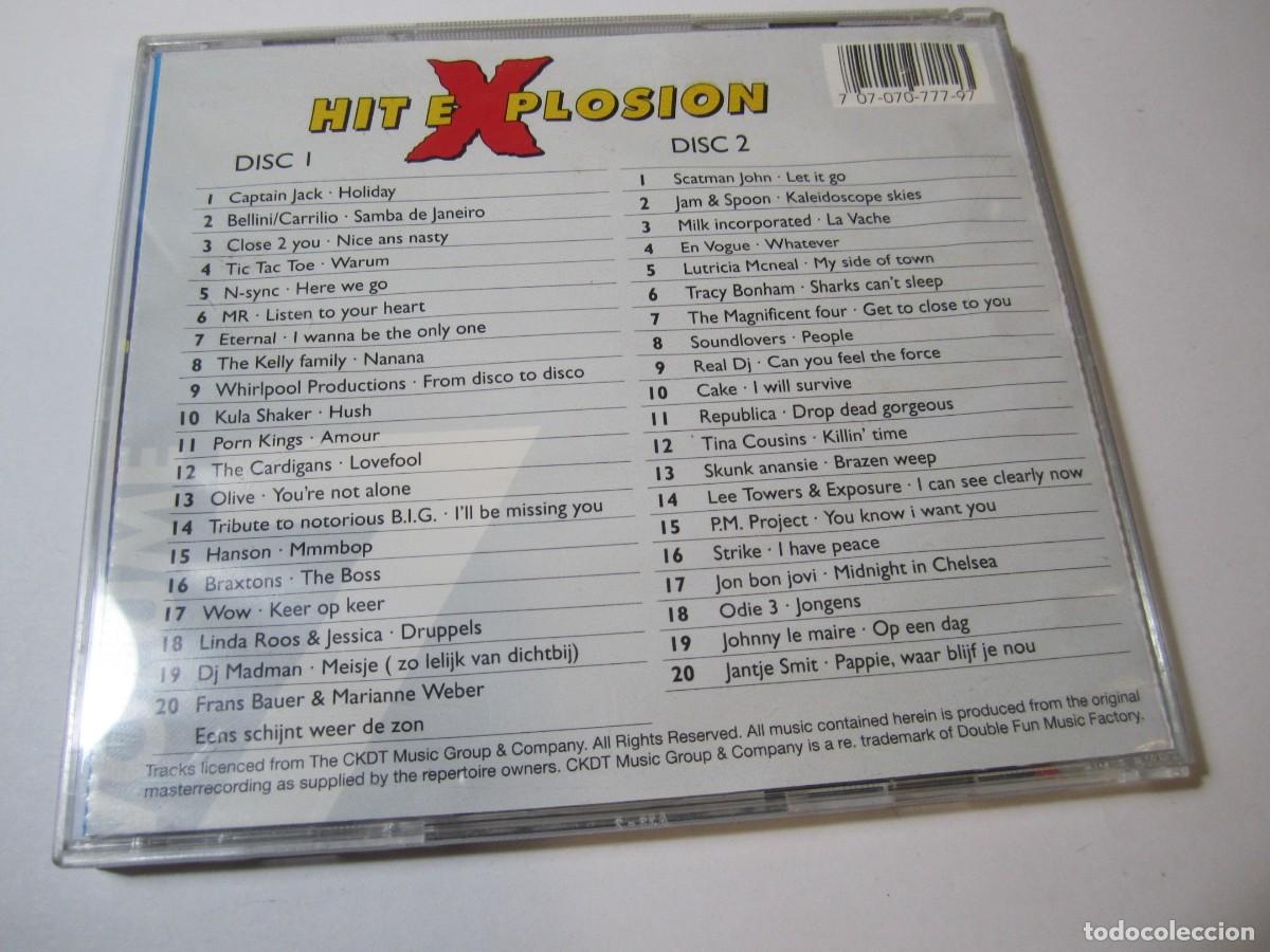 CDs de m&uacute;sica: doble cd hit explosion 97 7 - Foto 4