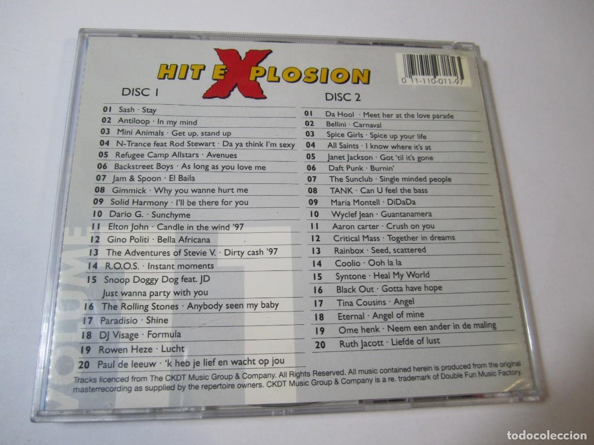 CDs de m&uacute;sica: doble cd hit explosion 97 11 - Foto 4