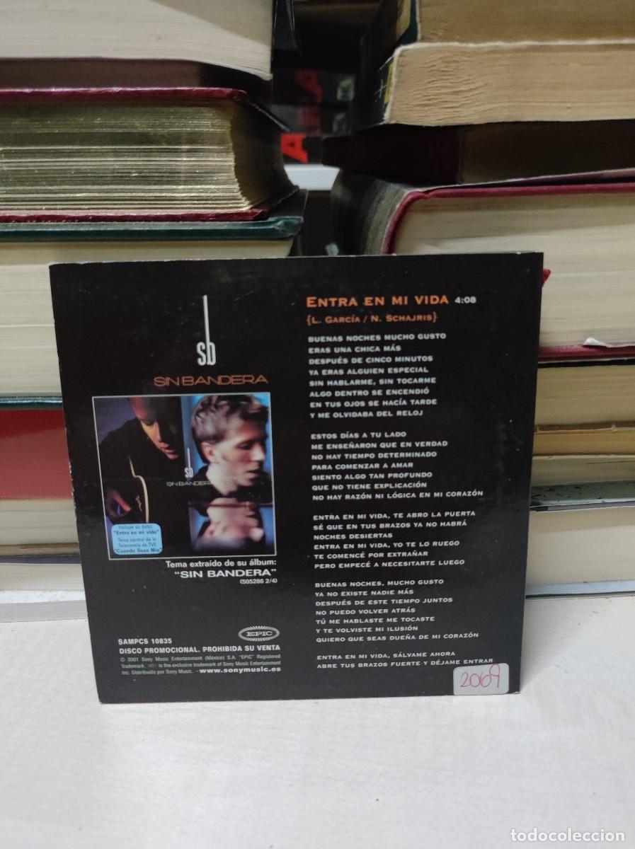 CDs de m&uacute;sica: SIN BANDERA ENTRA EN MI VIDA - Foto 2
