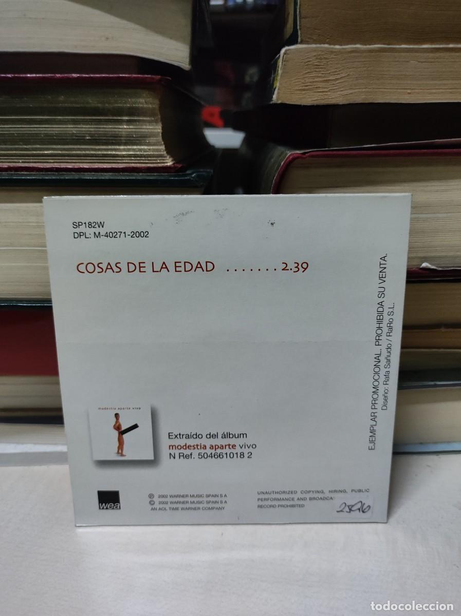 CDs de m&uacute;sica: Modestia Aparte &ndash; Cosas De La Edad - Foto 2