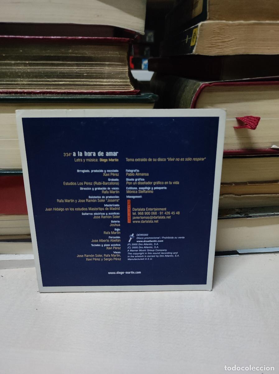 CDs de m&uacute;sica: Diego Mart&iacute;n &ndash; A La Hora De Amar - Foto 2
