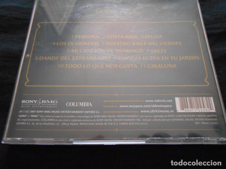 CDs de m&uacute;sica: SIDONIE - COSTA AZUL - Foto 2