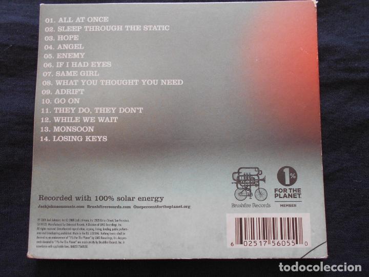 CDs de m&uacute;sica: JACK JOHNSON - SLEEP THROUGH STATIC - Foto 2