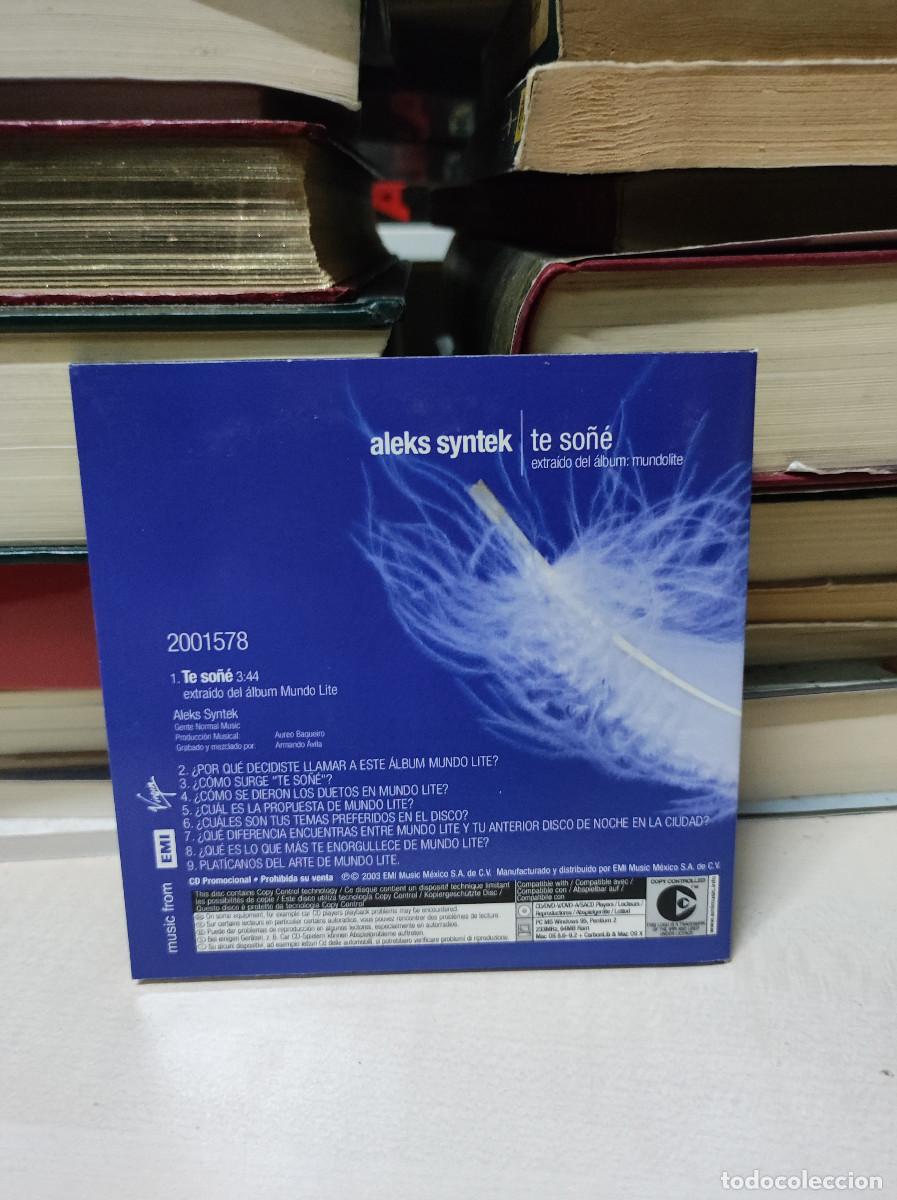CDs de m&uacute;sica: Aleks Syntek &ndash; Te So&ntilde;&eacute; - Foto 2