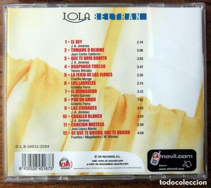 CDs de m&uacute;sica: Lola Beltr&aacute;n CD -es el CD verde- - Foto 1