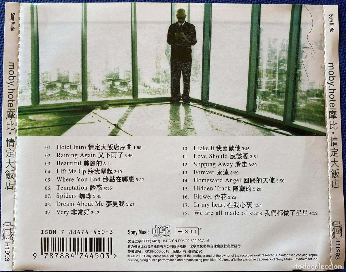 CDs de m&uacute;sica: MOBY - CD EDICI&Oacute;N CHINA - HOTEL (2002) - Foto 3