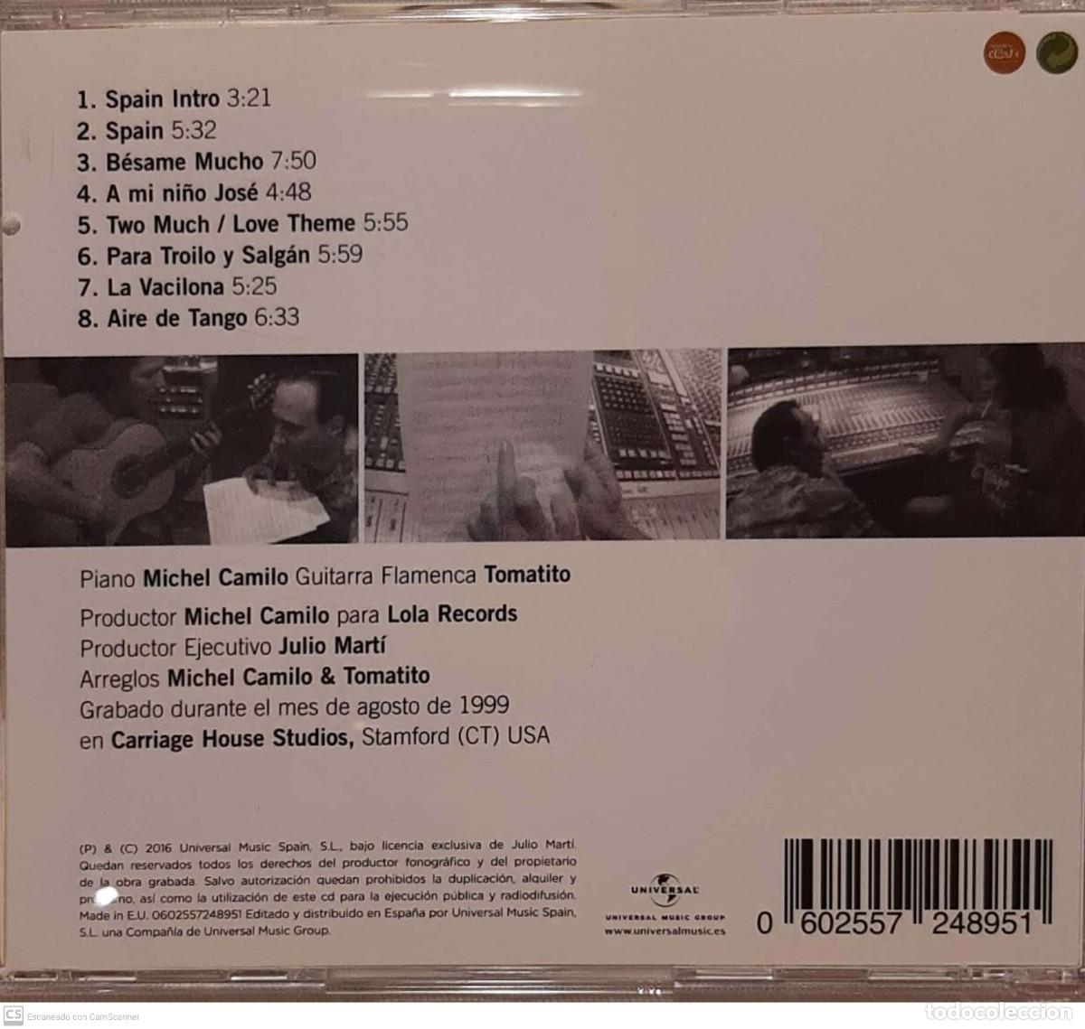 CDs de m&uacute;sica: Michel Camilo & Tomatito &lrm;&ndash; Spain - Foto 3
