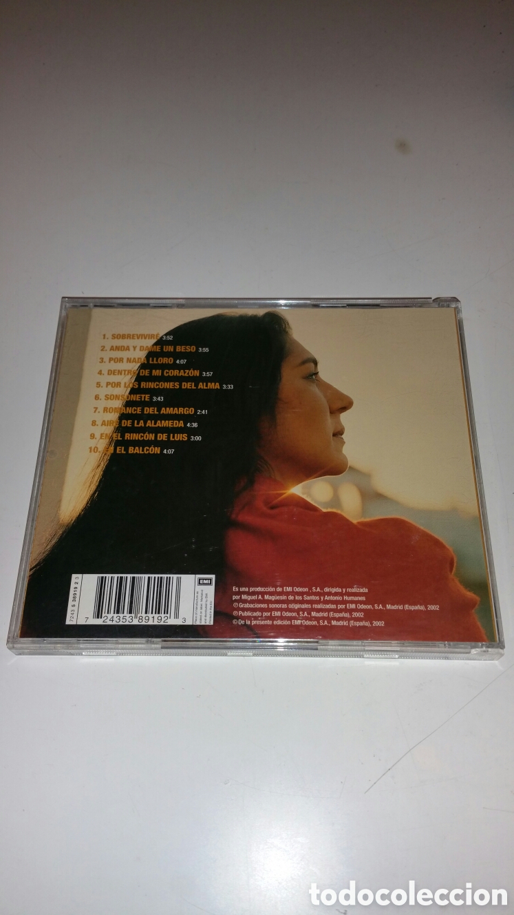 CDs de m&uacute;sica: Remedios Amaya. Sonsonete, EMI odeon, 2002. - Foto 2