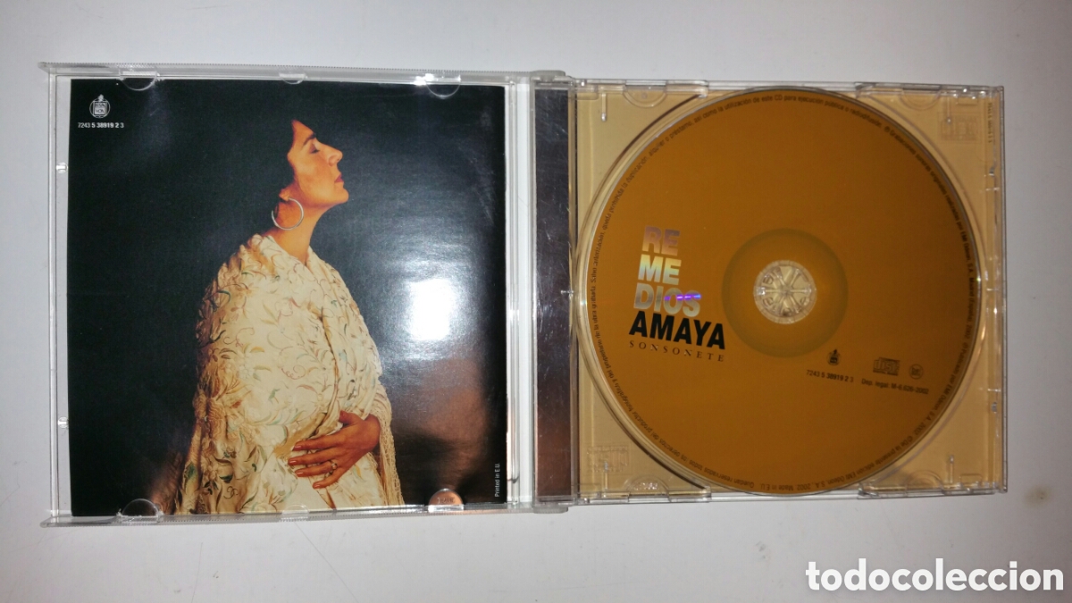CDs de m&uacute;sica: Remedios Amaya. Sonsonete, EMI odeon, 2002. - Foto 3