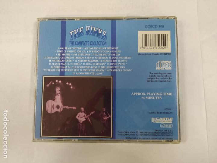 CDs de m&uacute;sica: The Kinks. The Complete Collection. CD. TDKCD216 - Foto 2