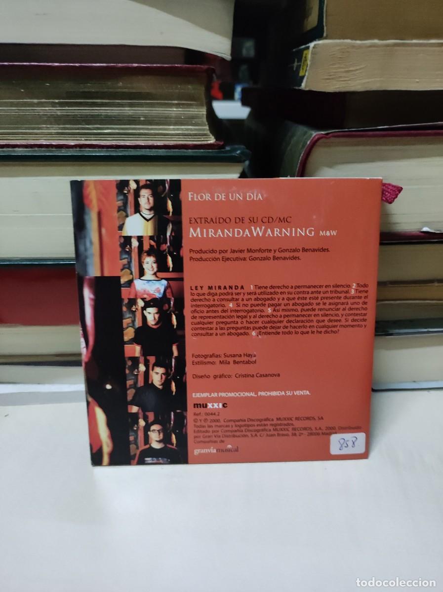 CDs de m&uacute;sica: Miranda Warning &ndash; Flor De Un D&iacute;a - Foto 2