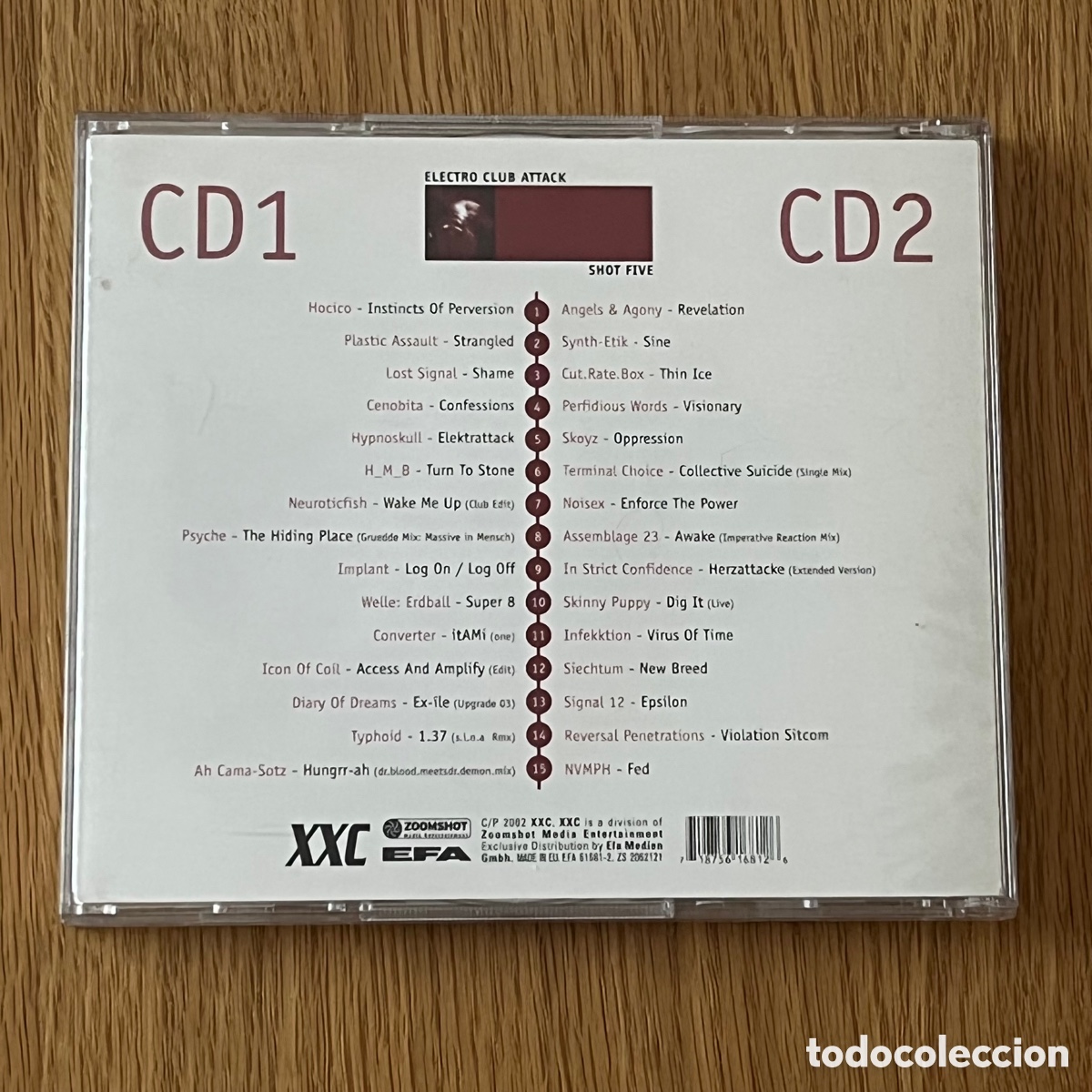 CDs de m&uacute;sica: Electro Club Attack shot five - doble CD - Foto 2