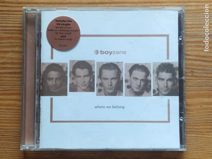 CDs de m&uacute;sica: CD BOYZONE - WHERE WE BELONG (010) - Foto 1