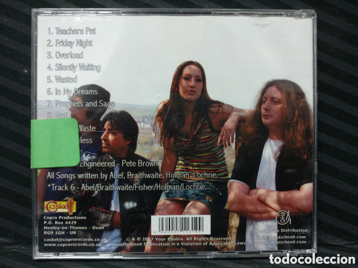 CDs de m&uacute;sica: Your Phobia - Unsettled (CD, Album) - Foto 2