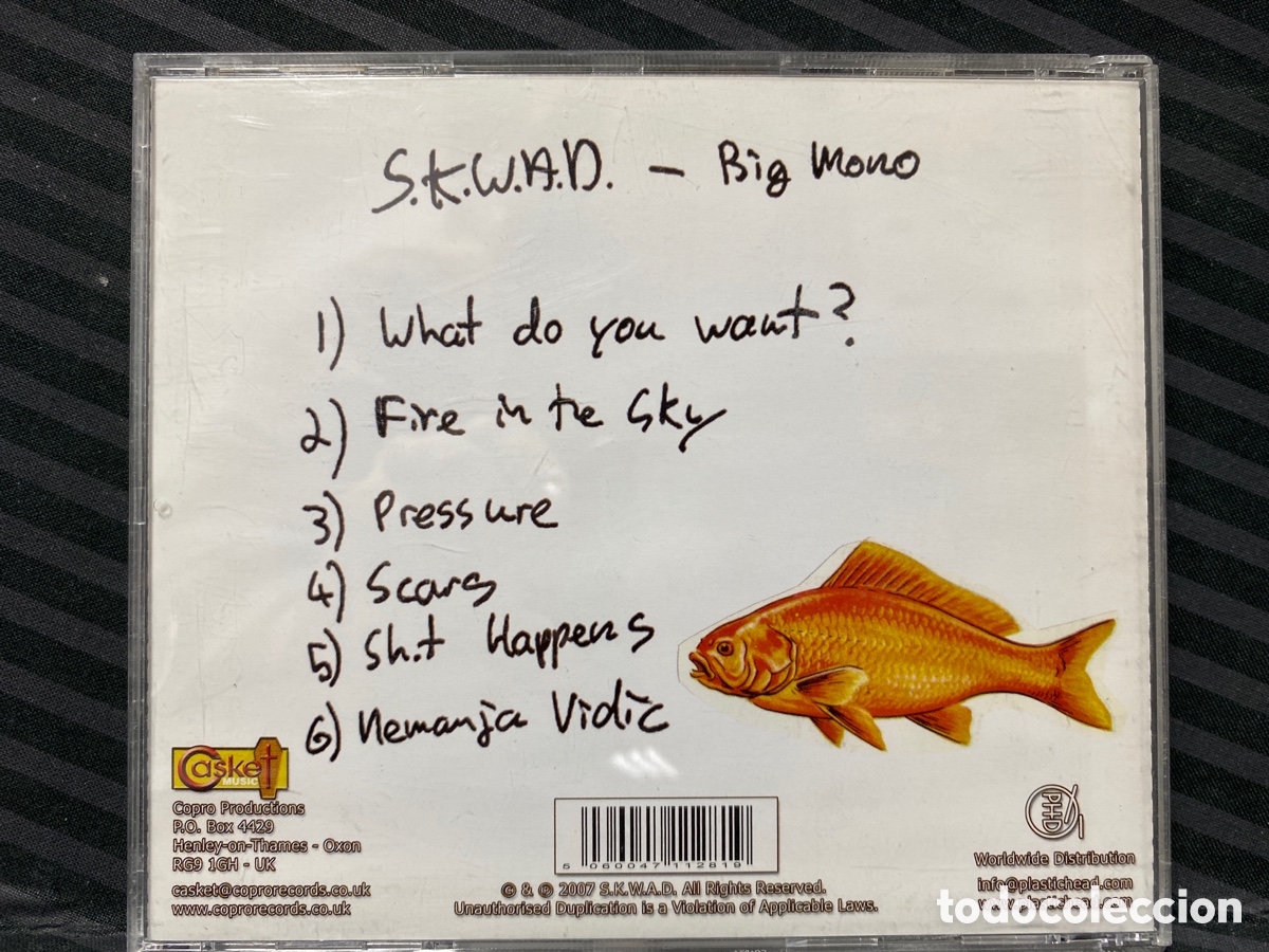 CDs de m&uacute;sica: S.K.W.A.D. - Big Mono (CD, EP) - Foto 2