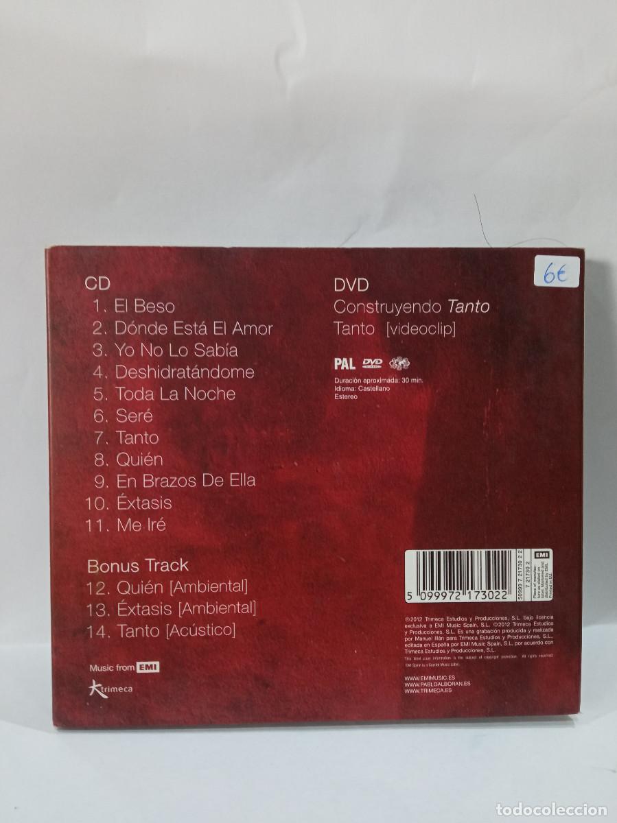 CDs de m&uacute;sica: Pablo Albor&aacute;n - Tanto - CD. (Doble) EMI 2011. - Foto 2