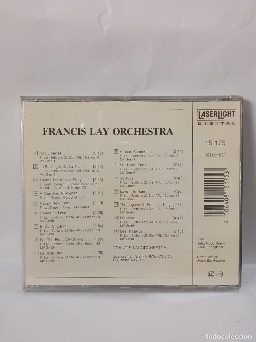 CDs de m&uacute;sica: Francis Lai - Orchestra - CD. Laserlight 1989. - Foto 2