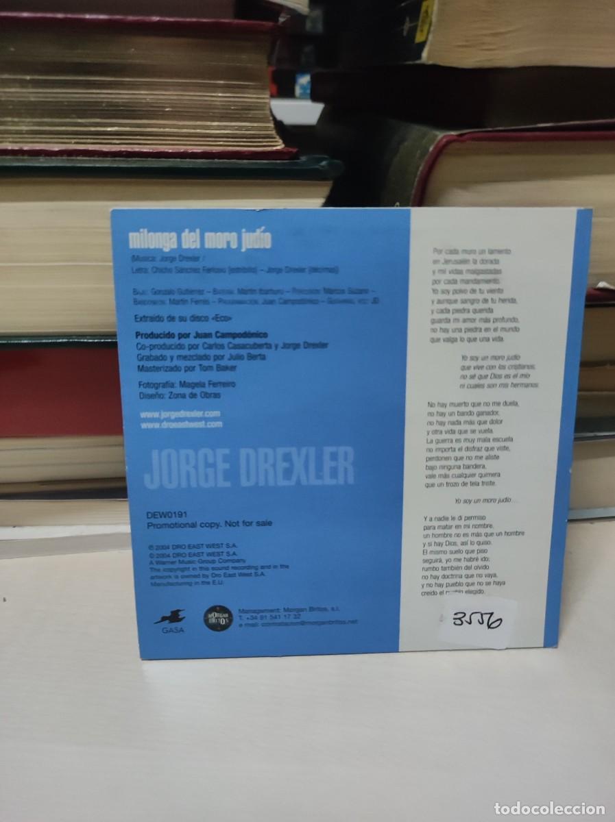 CDs de m&uacute;sica: Jorge Drexler &ndash; Milonga Del Moro Judio - Foto 2