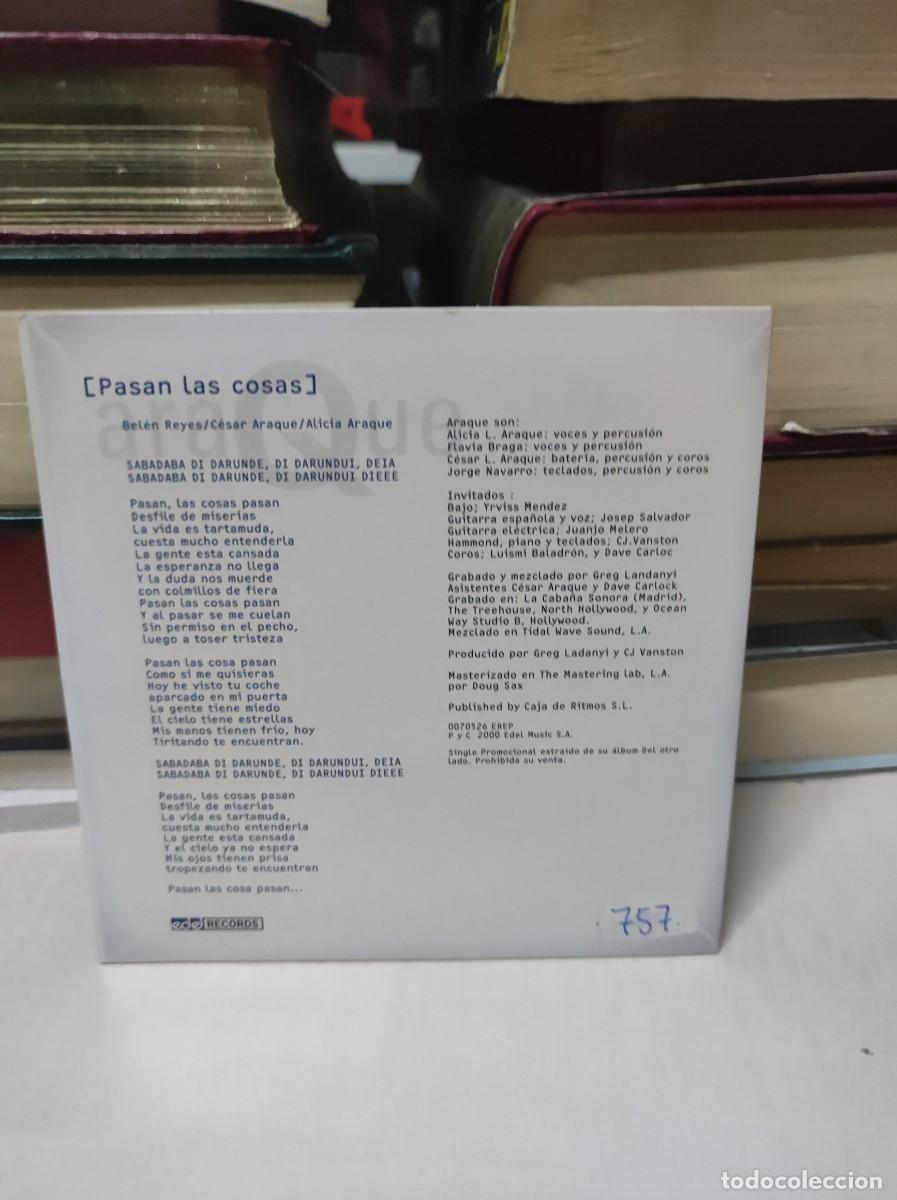 CDs de m&uacute;sica: Araque &ndash; Pasan Las Cosas - Foto 2