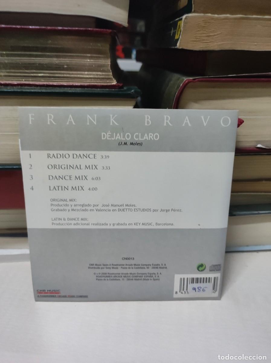 CDs de m&uacute;sica: FRANK BRAVO DEJALO CLARO - Foto 2